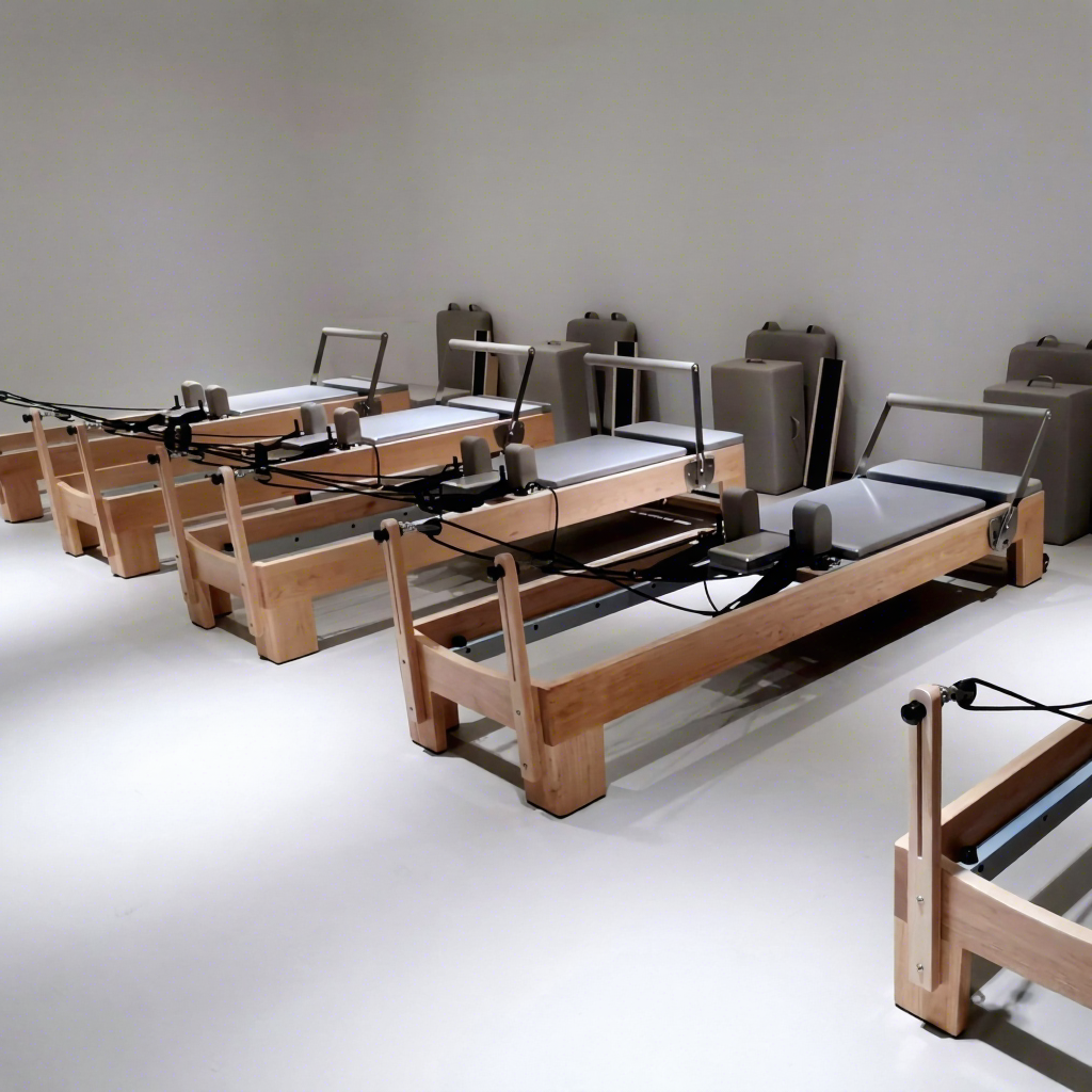 Pilates Yoga Or - Oak Wood Core Pilates Bed Stable