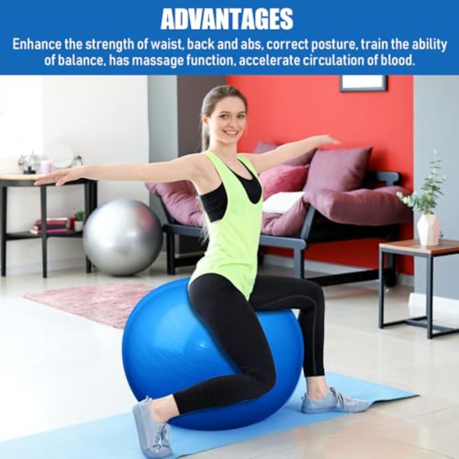 4 Pcs 26 Inch Yoga Exercise Ba - Pilates Yoga Pregnancy ulasan dan harga