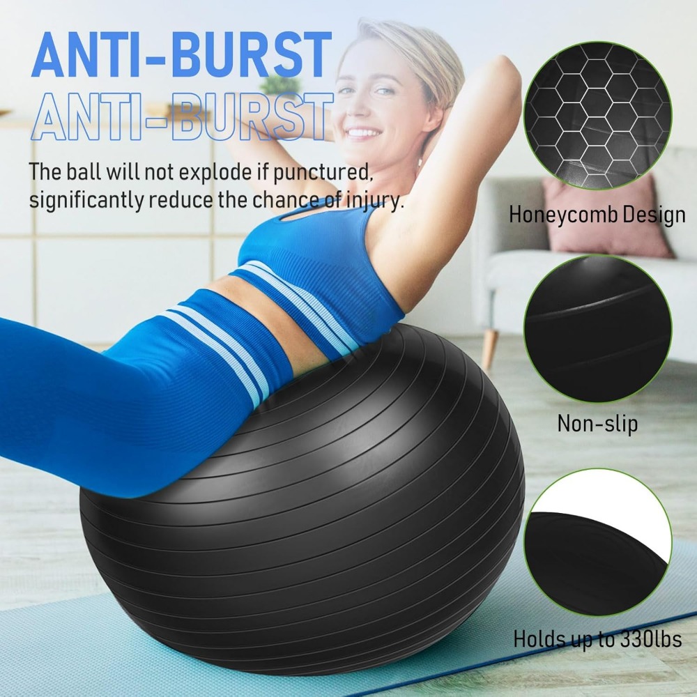 26 Inch Exercise Balls for Yog - Pilates Yoga Pregnancy ulasan dan harga
