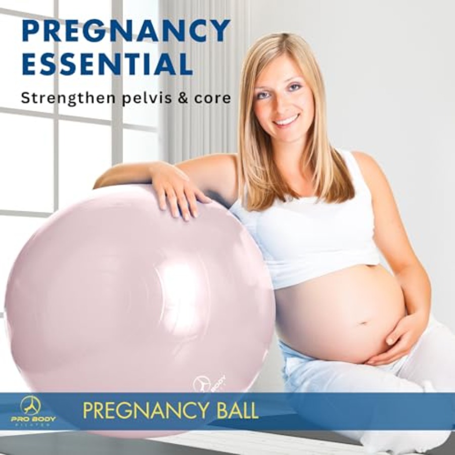 65 cm Birthing Ball and Pilate - Pilates Yoga Pregnancy ulasan dan harga