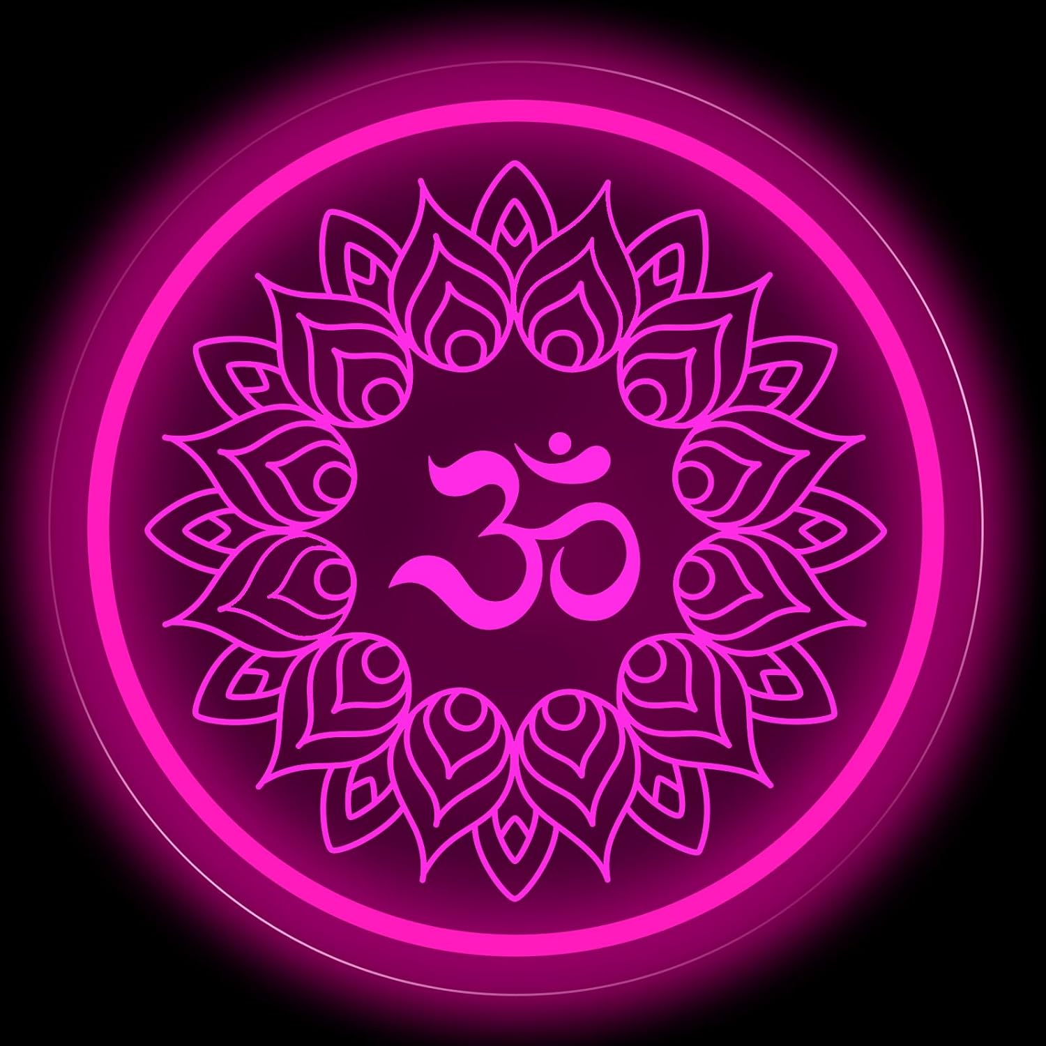 Om Mandala Neon Sign USB Power - Pilates And Yoga Studio ulasan dan harga