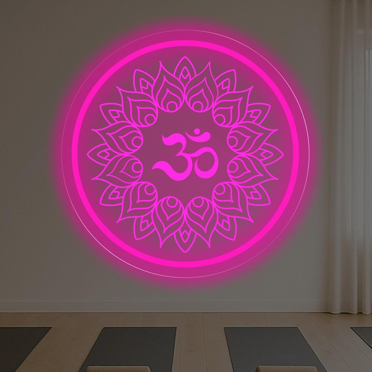Om Mandala Neon Sign USB Power - Pilates And Yoga Studio ulasan dan harga