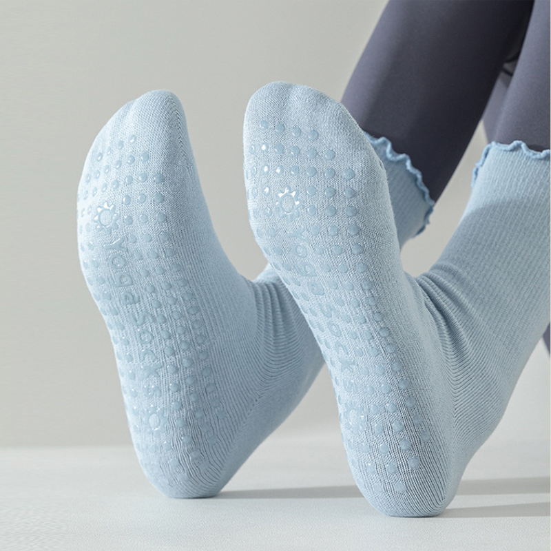 Solid color wave edge Women's  - Pilates Yoga Zumba ulasan dan harga