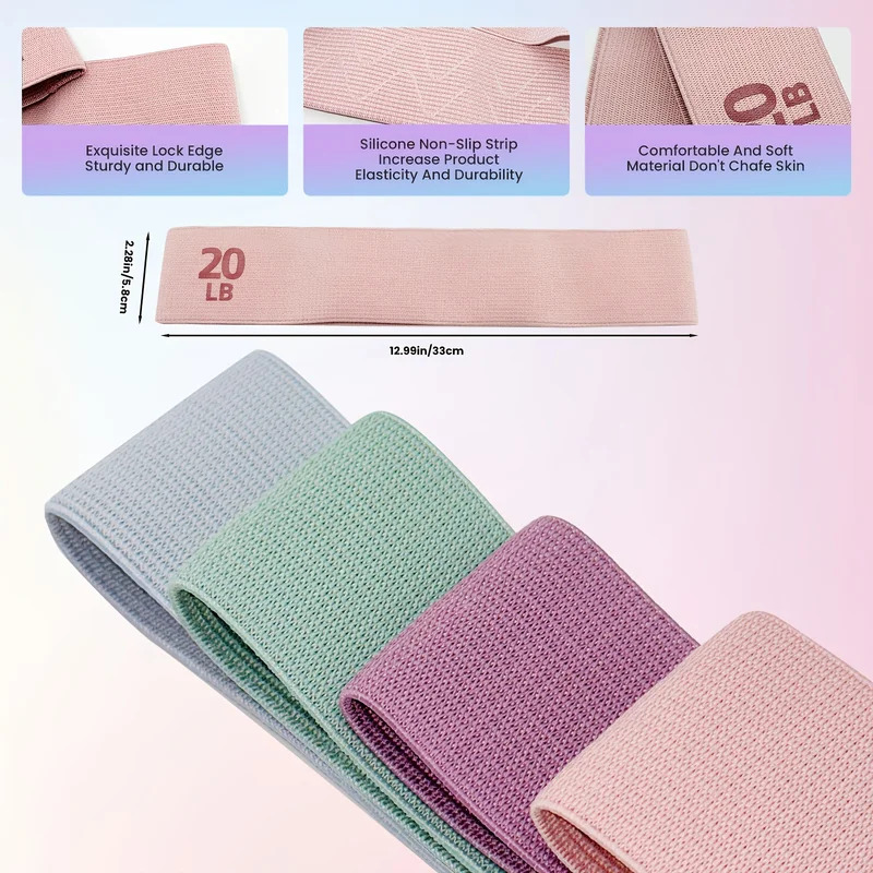 20-90LB Fabric Elastic Band Fi - Pilates Yoga Joint ulasan dan harga