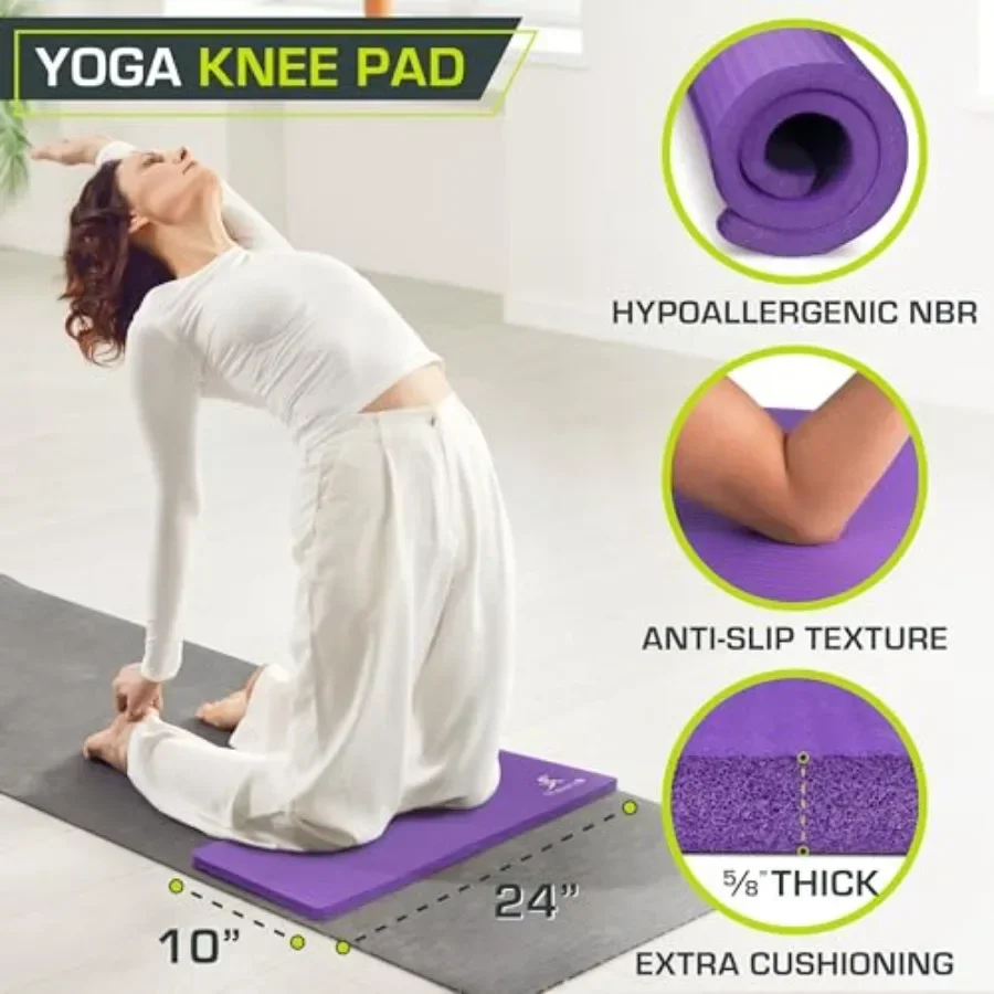 Extra Thick Yoga Knee Pad and  - Pilates Yoga Joint ulasan dan harga