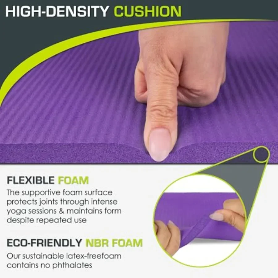 Extra Thick Yoga Knee Pad and  - Pilates Yoga Joint ulasan dan harga