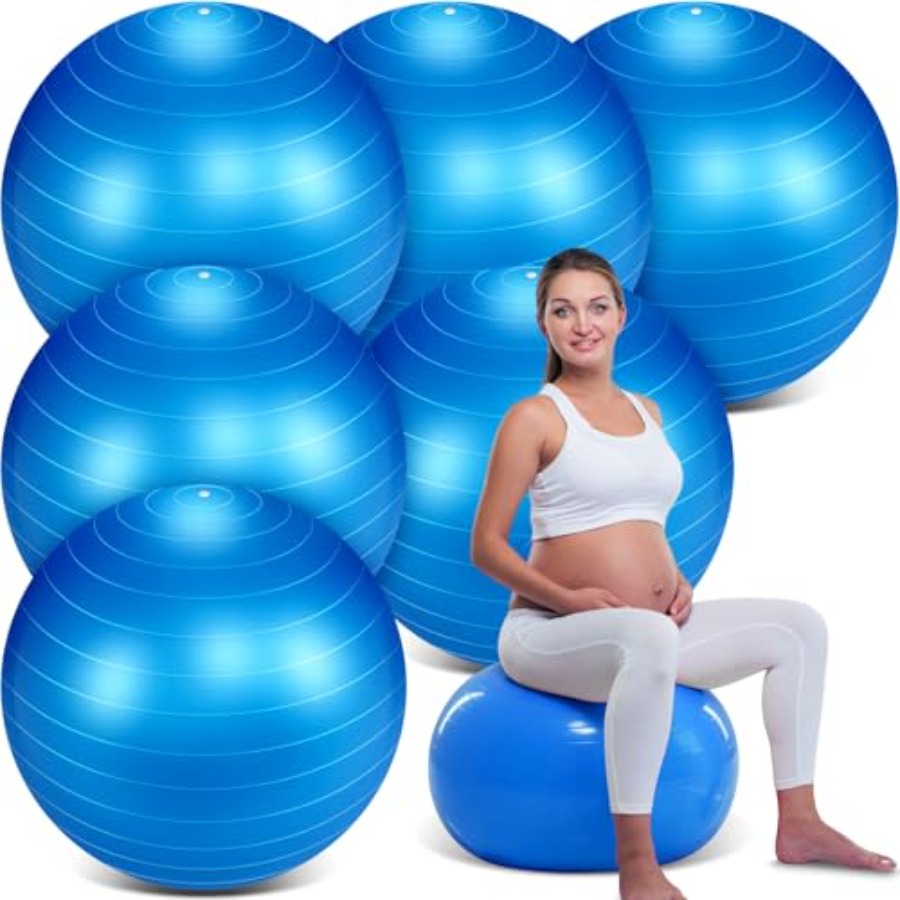 6 Pack Exercise Ball Bulk Infl - Pilates Yoga Pregnancy ulasan dan harga