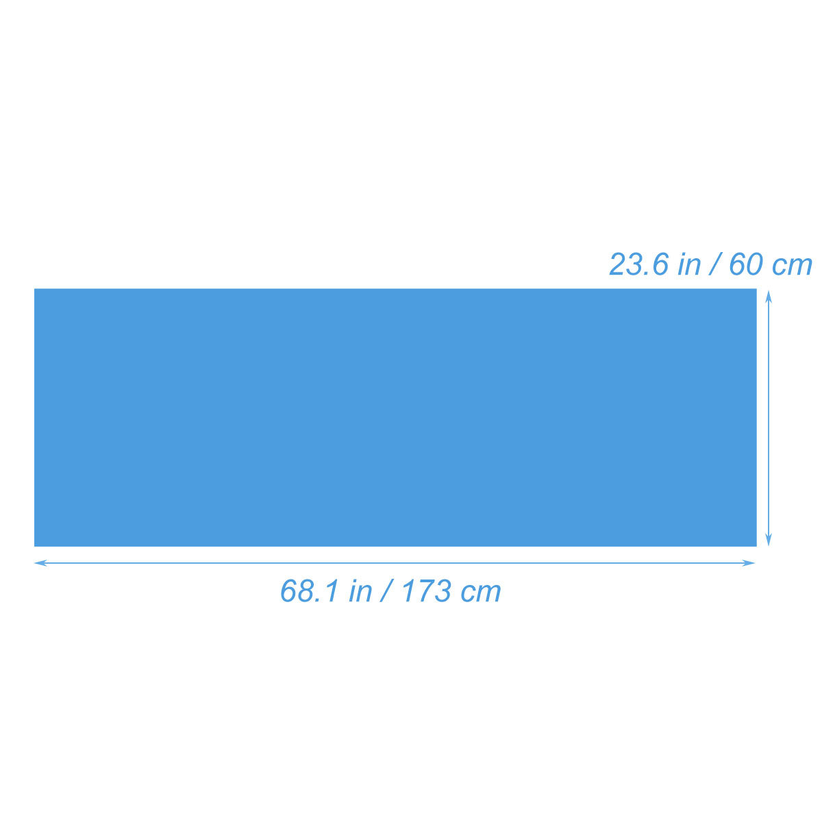 Anti-Slip Eva Yoga Mat Blue Po - Pilates Yoga Joint ulasan dan harga