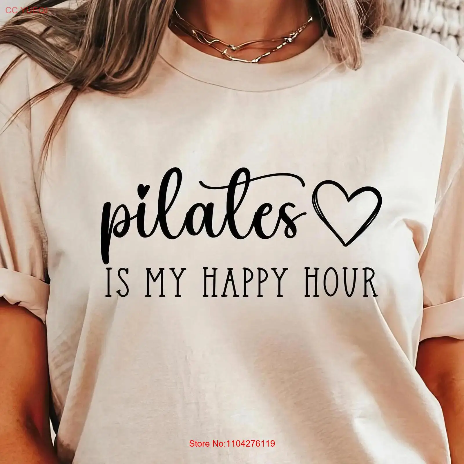 Pilates is my Happy Hour T Shi - Pilates Yoga Instructor ulasan dan harga