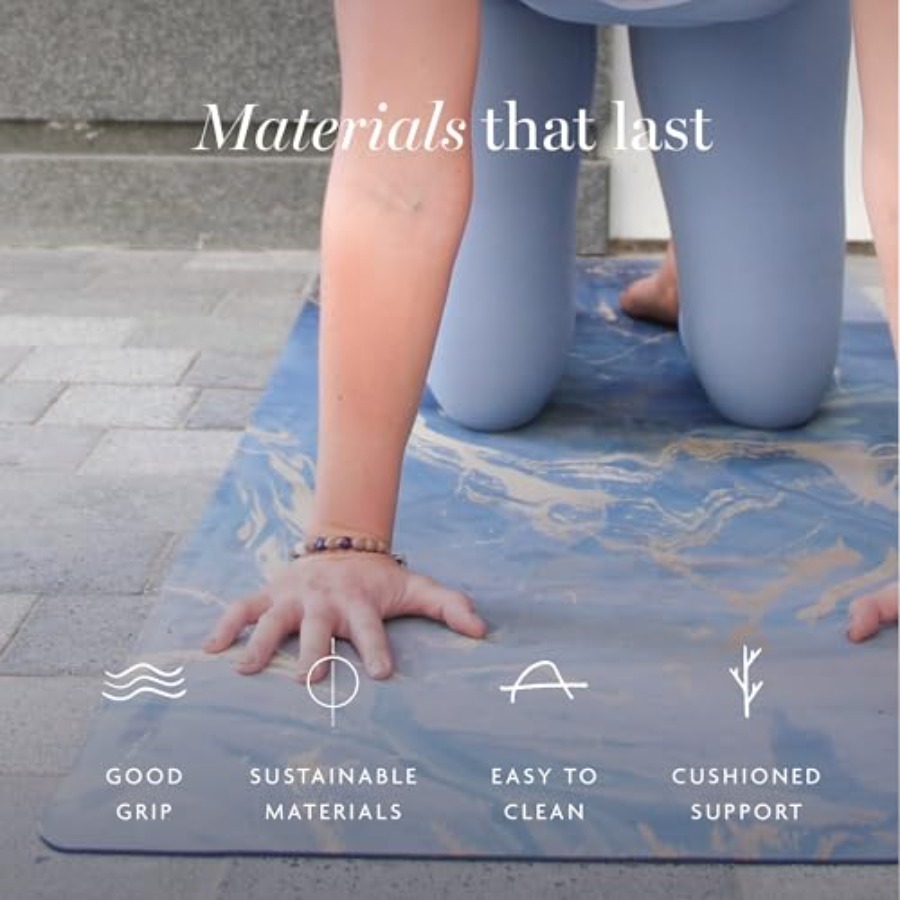 Suede yoga mat - Premium Print - Pilates Yoga Hot ulasan dan harga