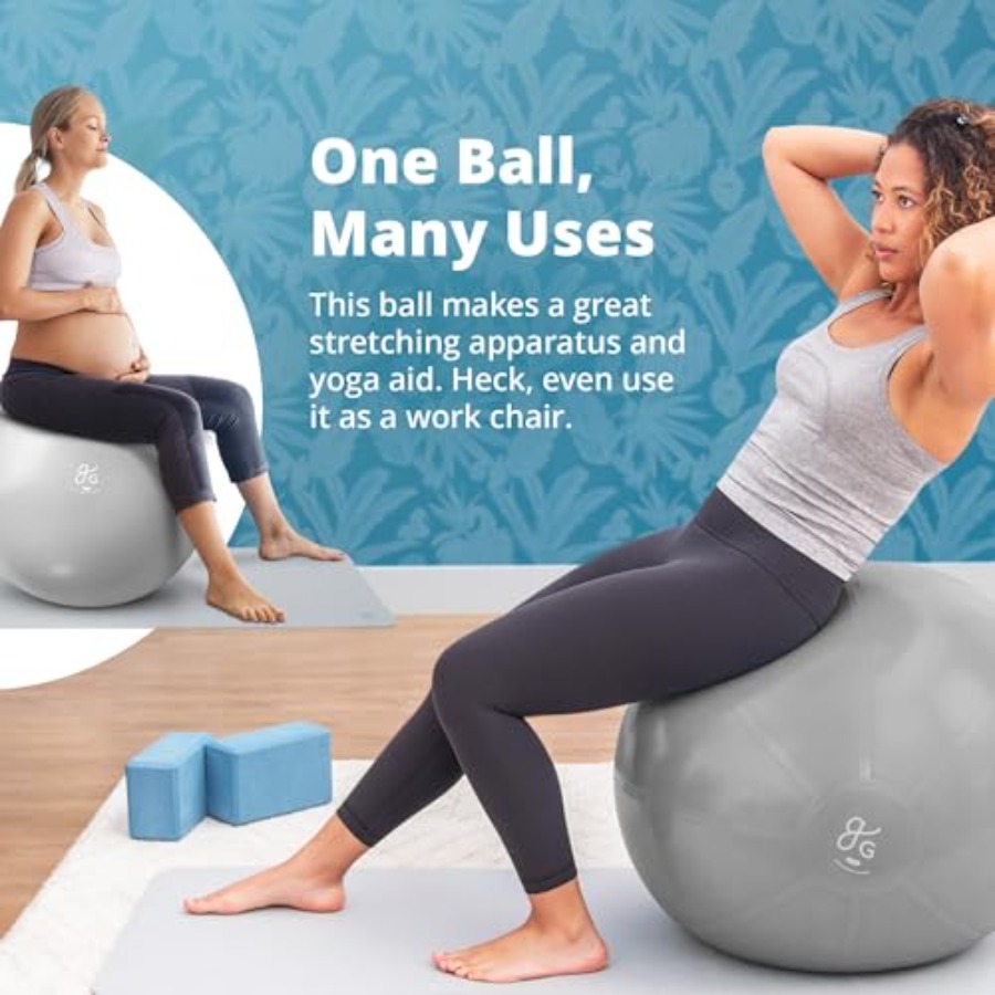 Yoga Ball Anti-Burst Exercise  - Pilates Yoga Pregnancy ulasan dan harga