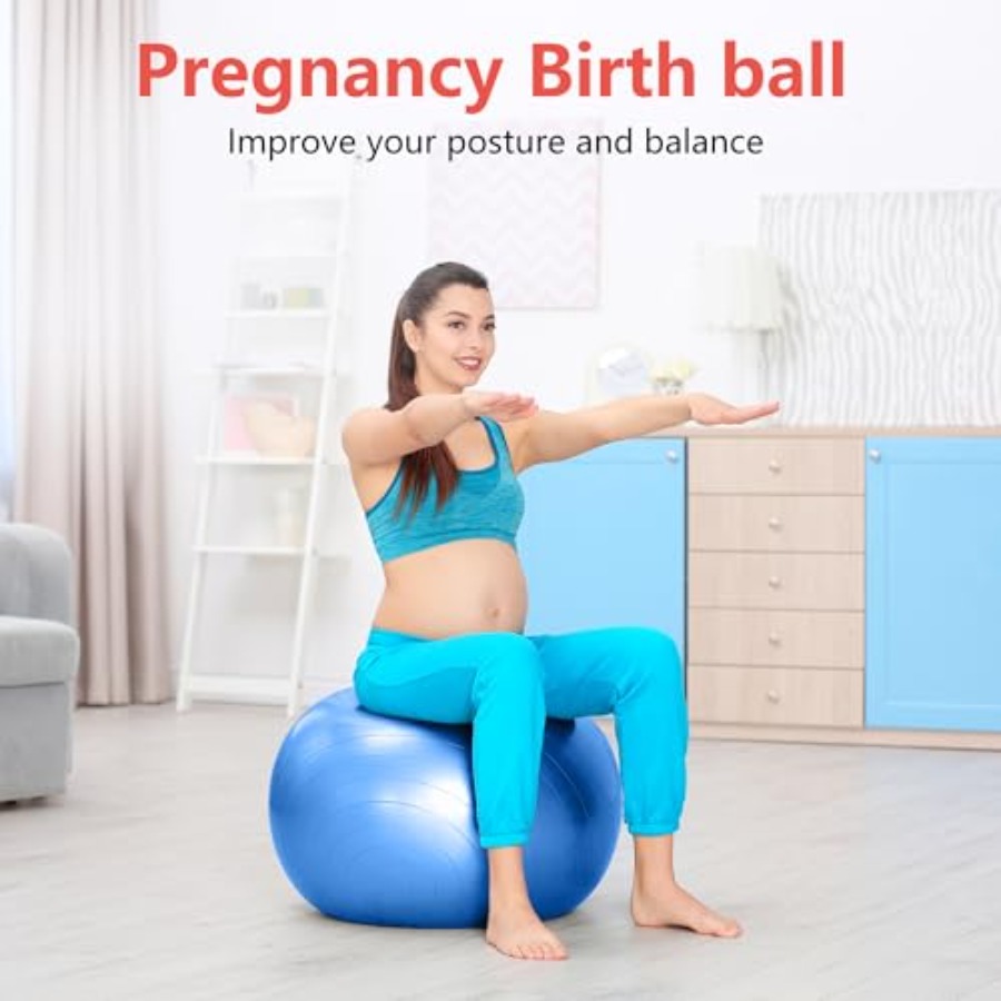 Exercise Ball for Balance Stab - Pilates Yoga Pregnancy ulasan dan harga
