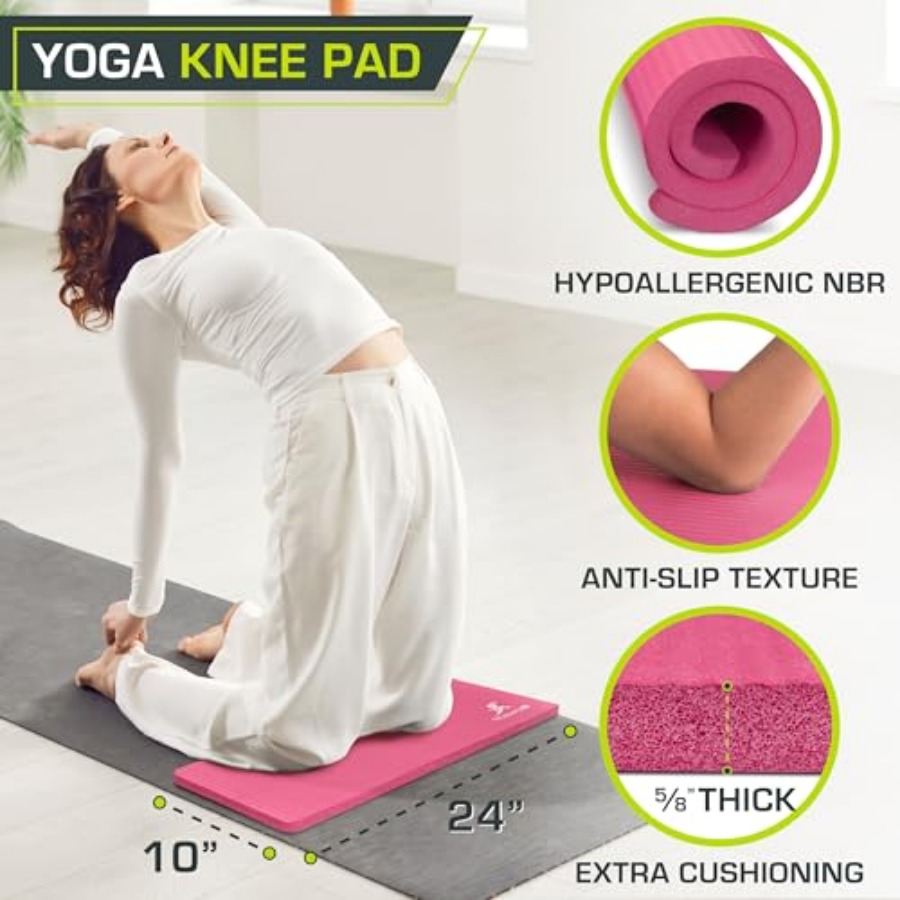 Extra Thick Yoga Knee Pad and  - Pilates Yoga Joint ulasan dan harga