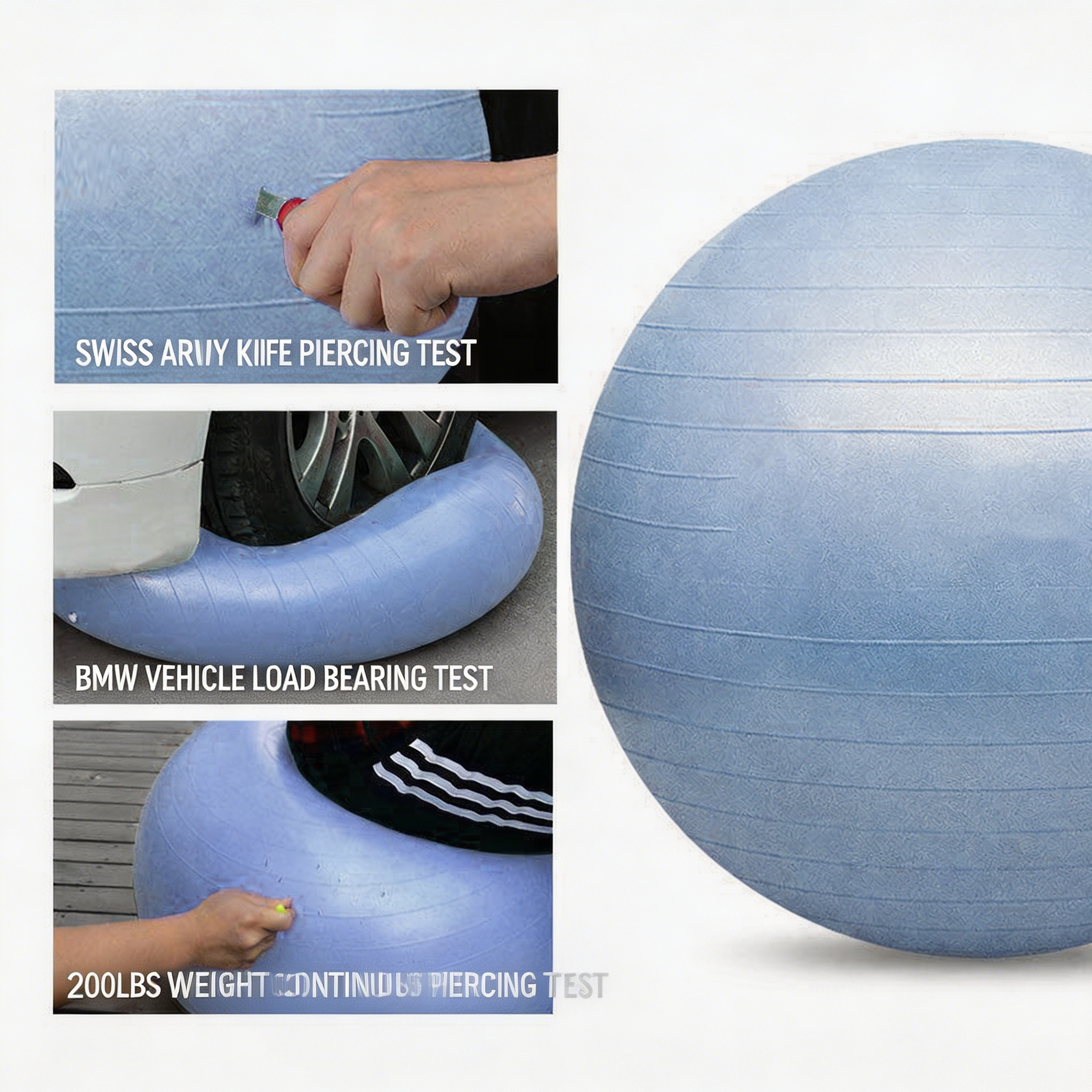 2026 65cm Anti Burst PVC Stabi - Pilates Yoga Pregnancy ulasan dan harga