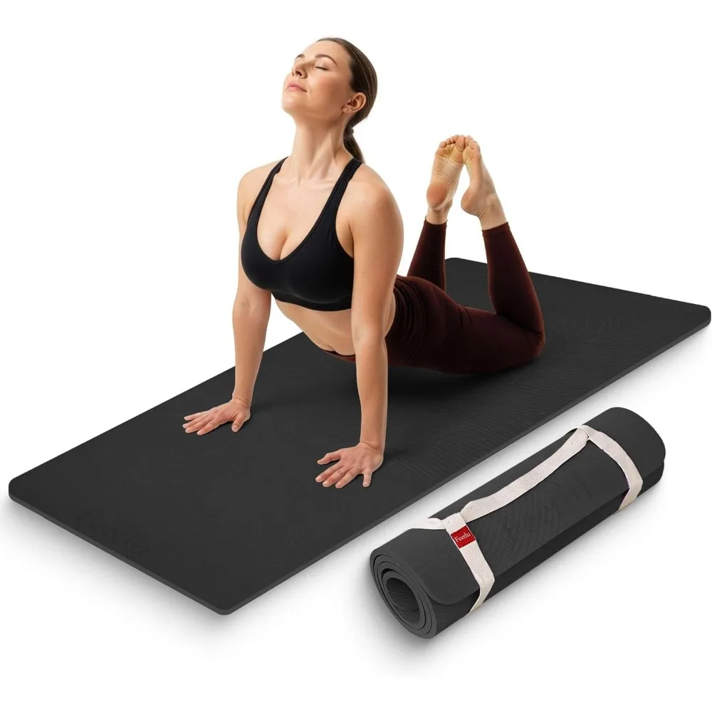 Extra Thick 12mm Non Slip Exer - Pilates Yoga Joint ulasan dan harga