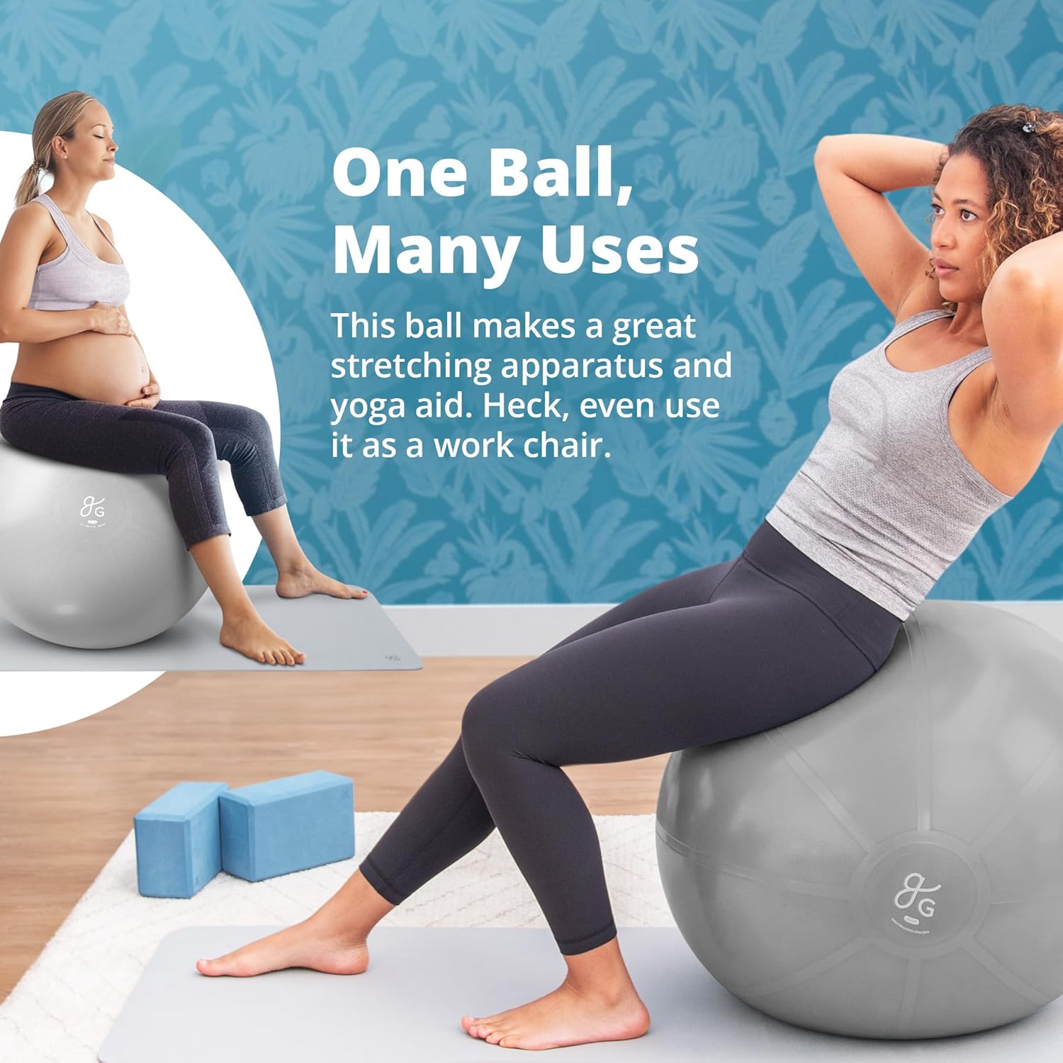 Greater Goods Yoga Ball Anti-B - Pilates Yoga Pregnancy ulasan dan harga