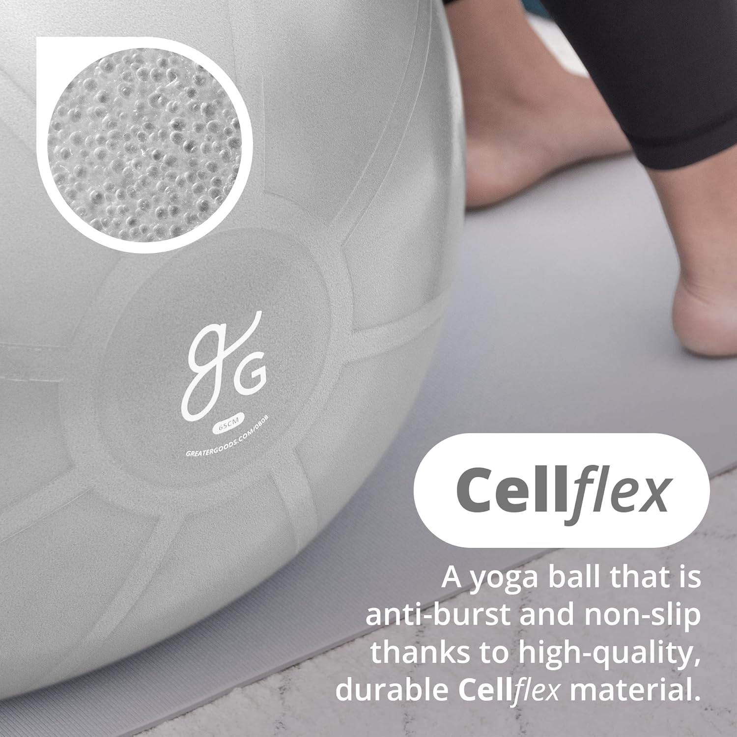 Greater Goods Yoga Ball Anti-B - Pilates Yoga Pregnancy ulasan dan harga