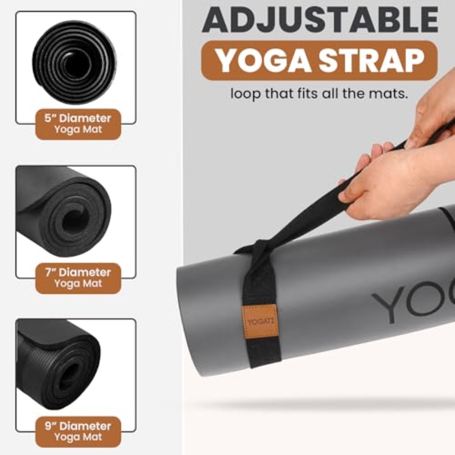 YOGATI® Yoga Mat Straps for Ca - Pilates Yoga Or ulasan dan harga