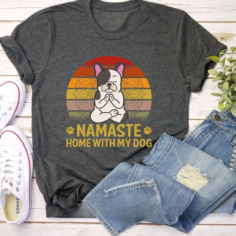 Cute Cartoons Dog Namaste Shir - Pilates Yoga Instructor ulasan dan harga