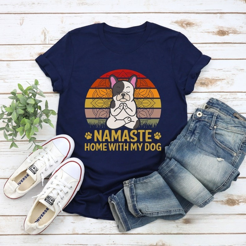 Cute Cartoons Dog Namaste Shir - Pilates Yoga Instructor ulasan dan harga