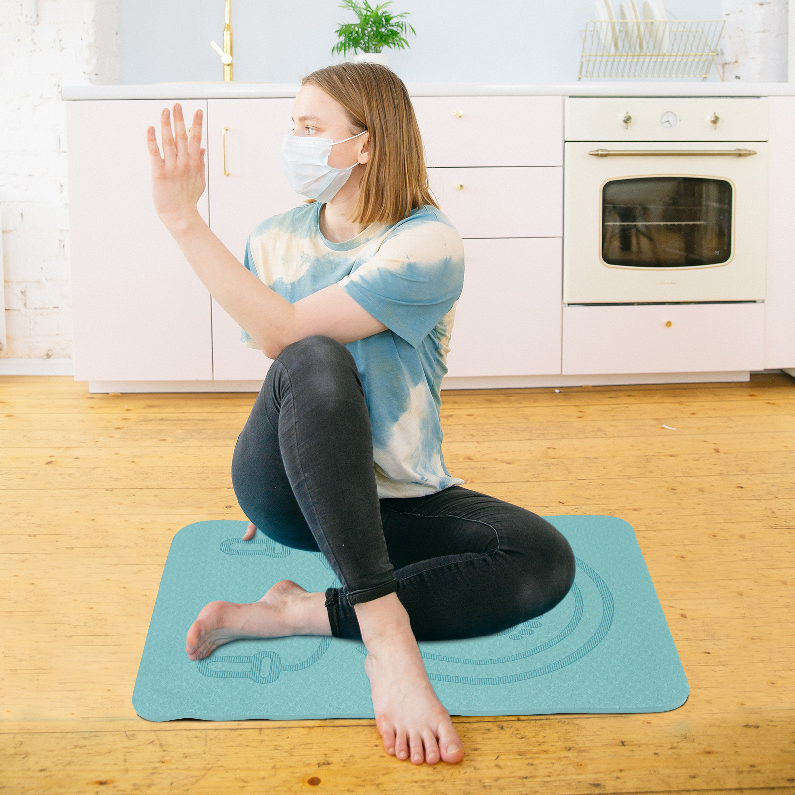 Non Slip Shock Absorbing Jump  - Pilates Yoga Joint ulasan dan harga