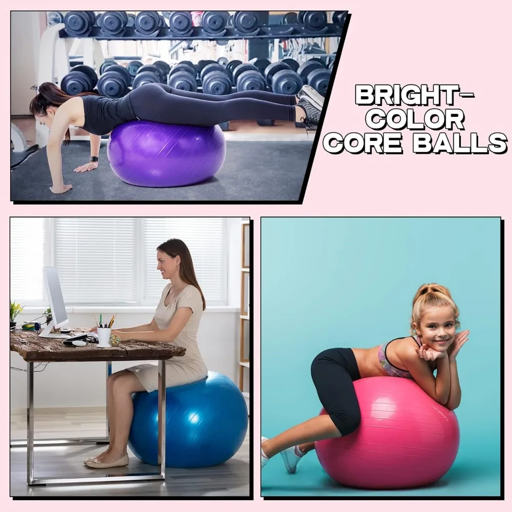 3 Piece Inflatable Yoga Exerci - Pilates Yoga Pregnancy ulasan dan harga
